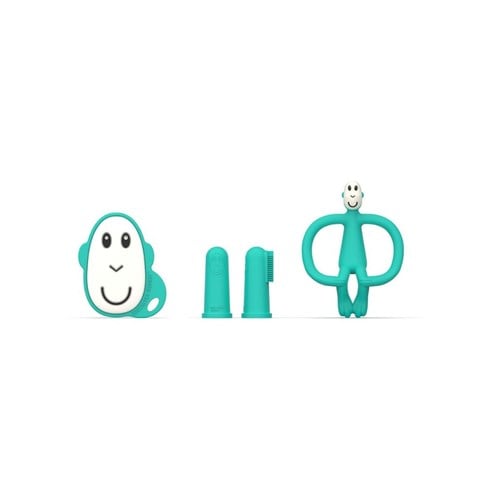 Matchstick Monkey İlk Dişlerim Silikon Diş Kaşıyıcı Başlangıç Seti Monkey