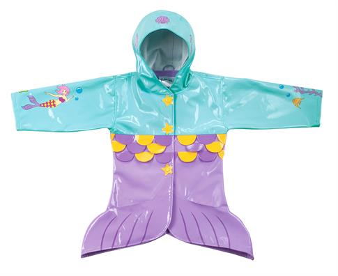 Kidorable Deniz Kızı Çocuk Yağmurluk