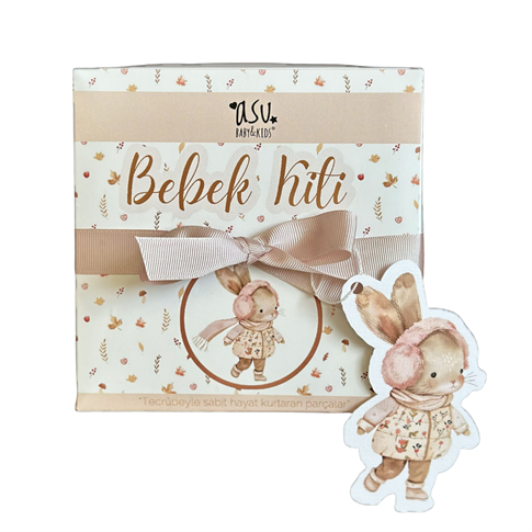 Asu Baby Ponpony Organik Pamuk Hediye Bebek Kiti