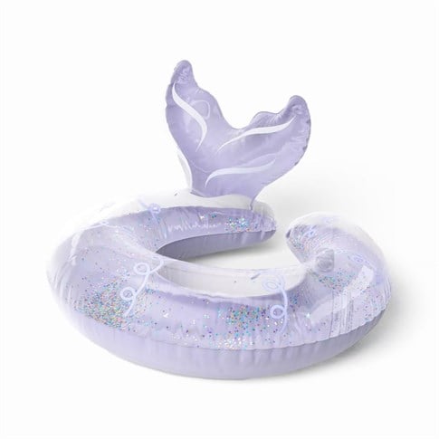 Sun Squad Split Ring-Mermaid Glitter Novelty Float Lavender Yüzme Simidi 47 cm