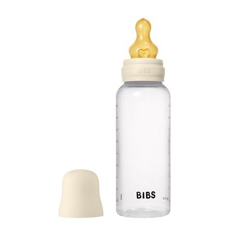 Bibs Baby PP Bottle Kauçuk Uç Orta Akış Biberon | Ivory 270 ml