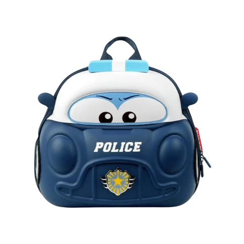 Supercute Car Sırt Çantası Işıklı Police