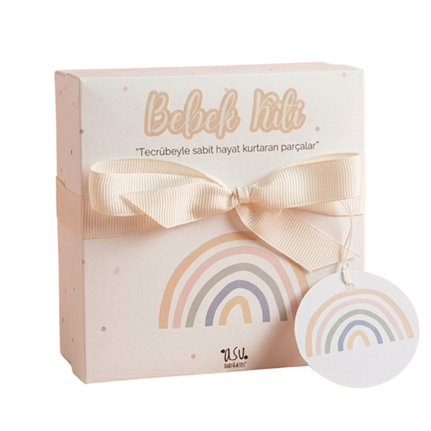 Asu Baby Pastel Rainbow Organik Pamuk Hediye Bebek Kiti