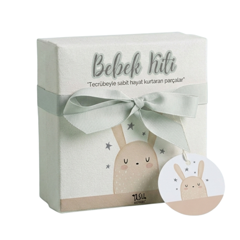 Asu Baby Sleepy Bunny Organik Pamuk Hediye Bebek Kiti