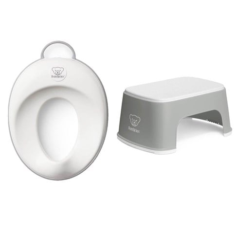 BabyBjörn Klozet Adaptörü & Safe Step Banyo Basamağı Grey White