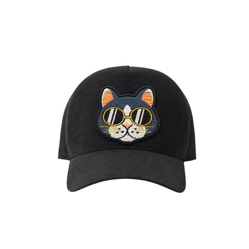 JantiFox Siyah Şapka Kedi