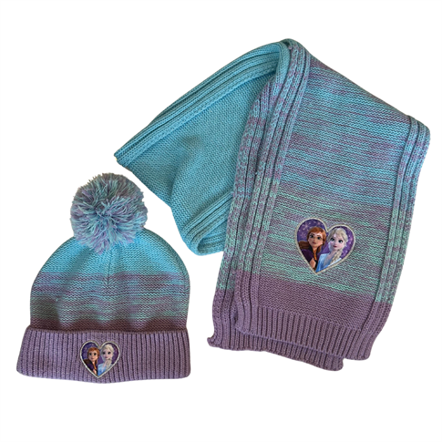 Disney Frozen Çocuk Atkı & Bere Seti