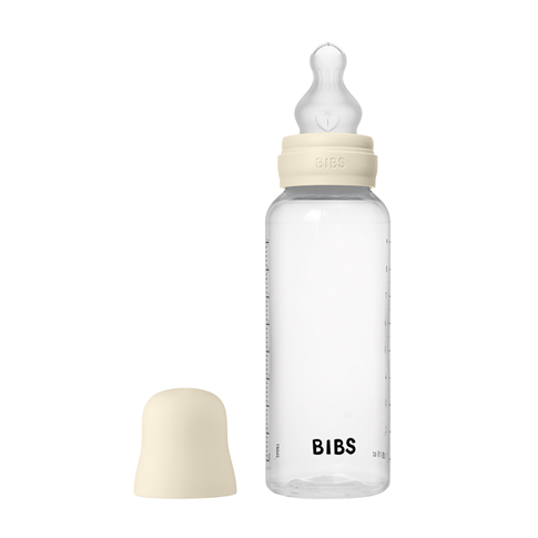 Bibs Baby PP Bottle Silikon Uç Orta Akış Biberon | Ivory 270 ml