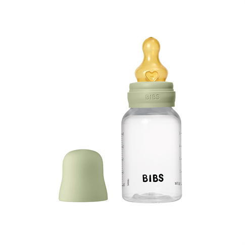 Bibs Baby PP Bottle Kauçuk Uç Yavaş Akış Biberon | Sage 150 ml