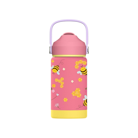 SipnJoy FlipSip Çocuk Su Termosu 360 ml Bee Honey