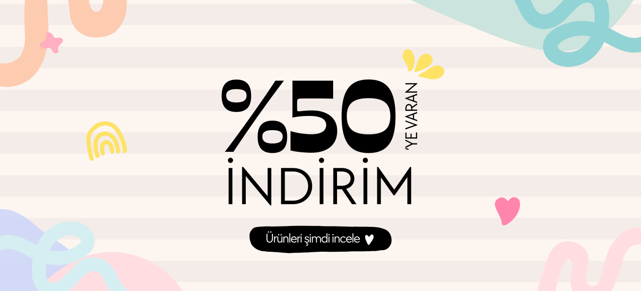 %50'ye Varan İndirim