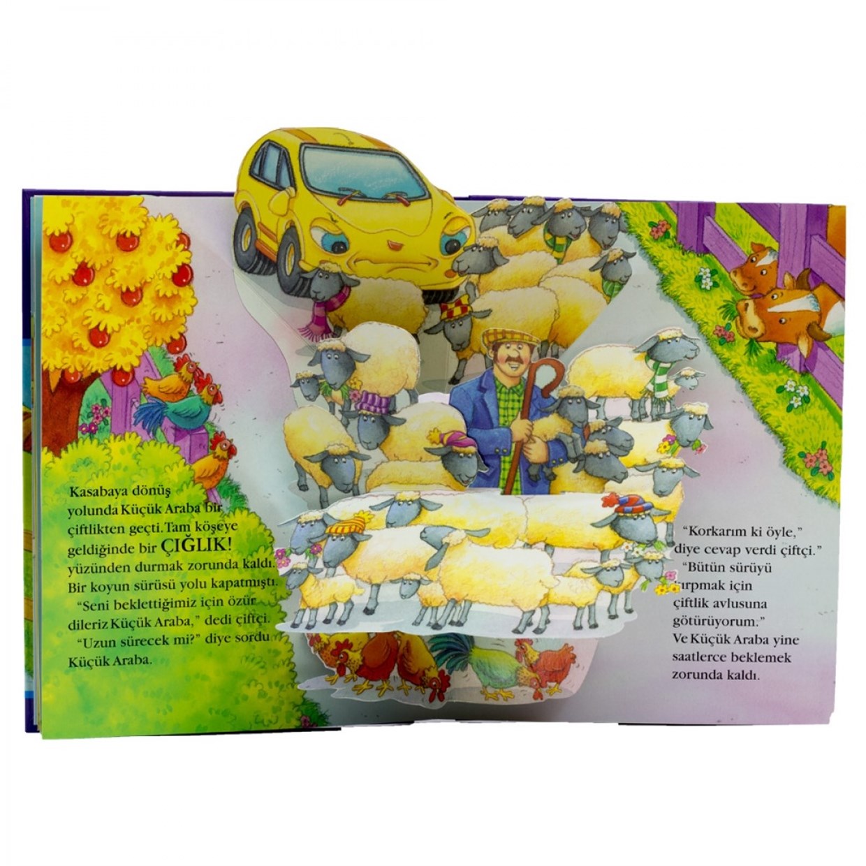 Abc Bebek Küçük Araba Pop-Up 3D Kitap