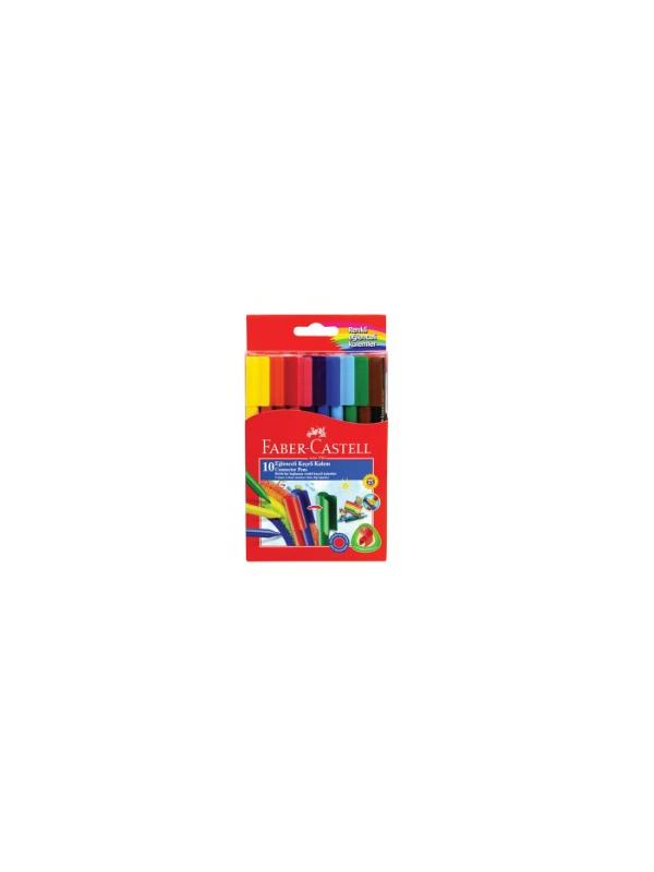 KEÇELİ KALEMFABER CASTELL004.02.0389FABER CASTELL KEÇELİ KALEM 10 RENK FABER CASTELL KEÇELİ KALEM 10 RENK 