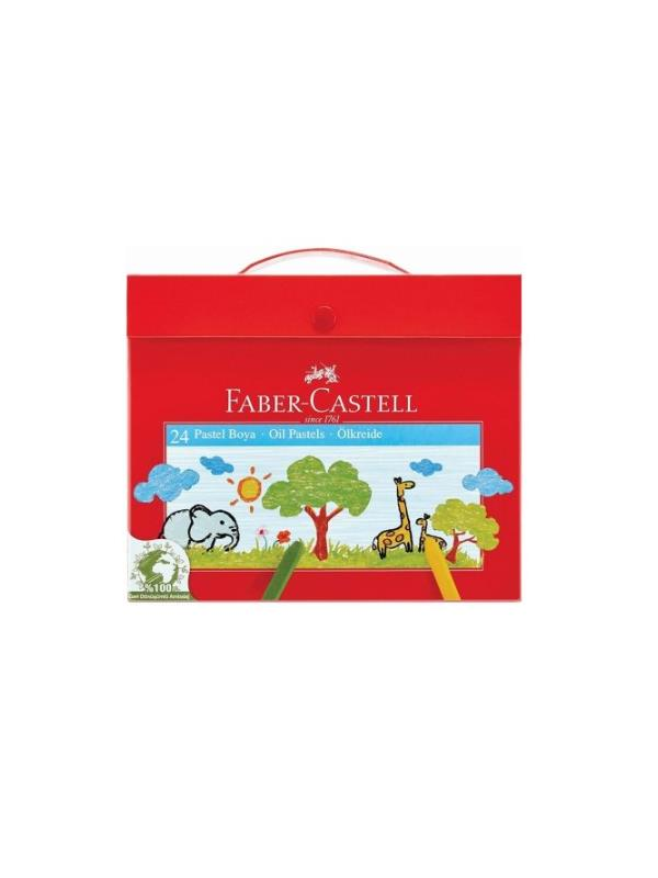 BOYAMA ÜRÜNLERİFABER CASTELL004.02.0415FABER CASTELL PLASTİK ÇANTALI PASTEL BOYA 24 RENK FABER CASTELL PLASTİK ÇANTALI PASTEL BOYA 24 RENK 