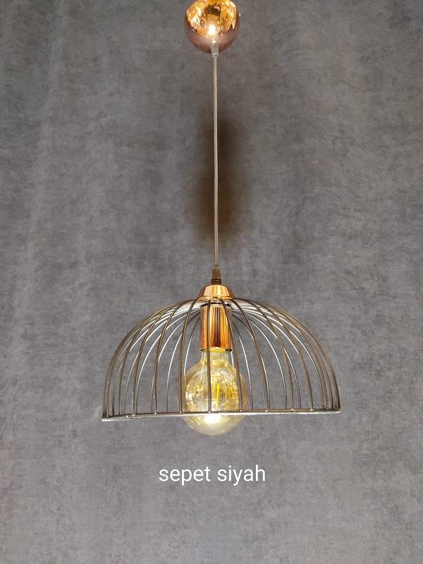 AVİZE & ARMATÜR & APLİKMUHTELİF007.01.0204SEPET SİYAH SARKIT ARMATÜRSEPET SİYAH SARKIT ARMATÜR