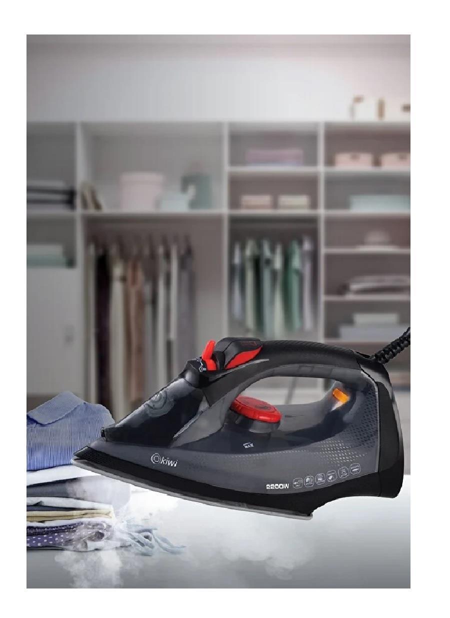 ÜTÜKİWİ007.013.0383Kiwi Ütü Buharlı Seramik Taban 2200W KSI-6322 2316Kiwi Ütü Buharlı Seramik Taban 2200W KSI-6322 2316