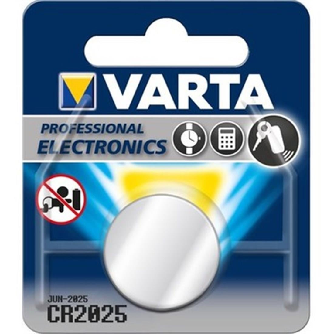 PİLLERVARTA007.02.0081VARTA LİTHİUM PİL CR 2025 3 VVARTA LİTHİUM PİL CR 2025 3 V