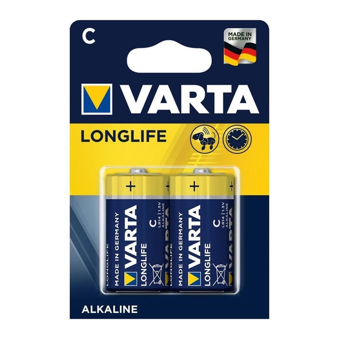 PİLLERVARTA007.02.0077VARTA LONGLİFE ALKALİNE C BOY PİLVARTA LONGLİFE ALKALİNE C BOY PİL