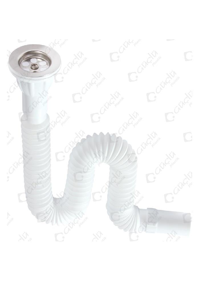 YER SÜZGECİ & SİFONLARGÜÇLÜ PLASTİK008.01.0119GÜÇLÜ PLASTİK 85*32 SABİT KAFALI KÖRÜKLÜ SİFON (PASLANMAZ) GP1107GÜÇLÜ PLASTİK 85*32 SABİT KAFALI KÖRÜKLÜ SİFON (PASLANMAZ) GP1107