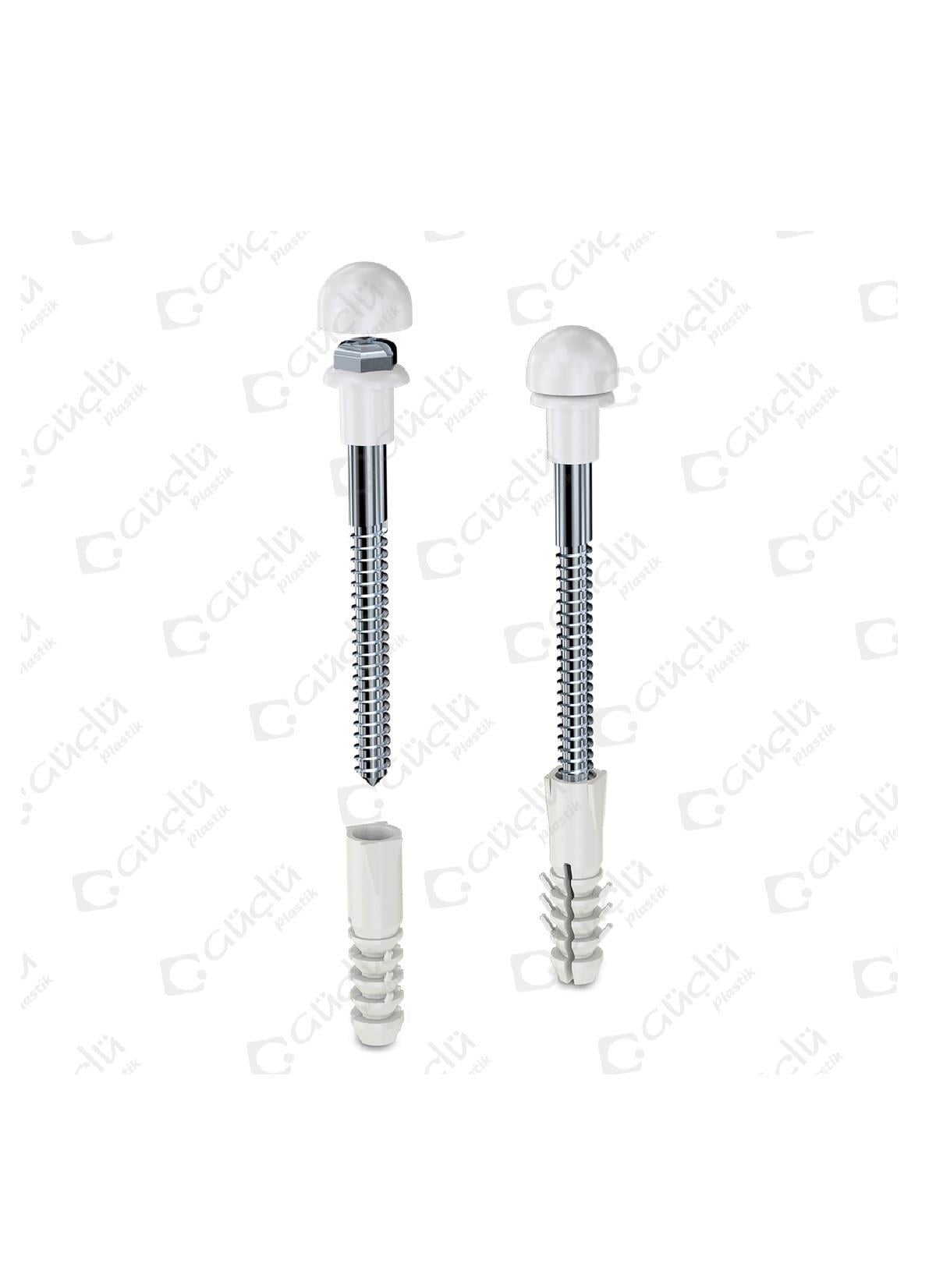 VİDA & CİVATAGÜÇLÜ PLASTİK008.01.0128GÜÇLÜ PLASTİK EKSTRA KLOZET MONTAJ VİDASI GP4108GÜÇLÜ PLASTİK EKSTRA KLOZET MONTAJ VİDASI GP4108