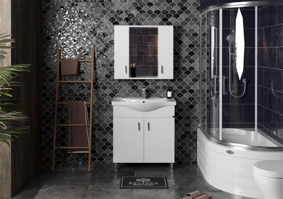BANYO MOBİLYALARIBELİNZA008.04.0011BELİNZA EVA BANYO DOLABI TAKIMI BEYAZ 65 CMBELİNZA EVA BANYO DOLABI TAKIMI BEYAZ 65 CM