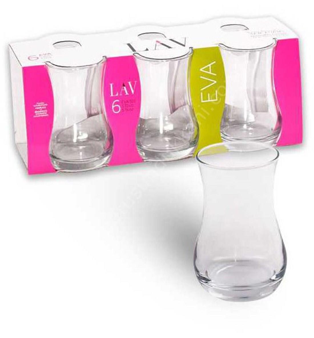 LAV009.01.0217LAV EVA 6 LI ÇAY BARDAĞILAV EVA 6 LI ÇAY BARDAĞI