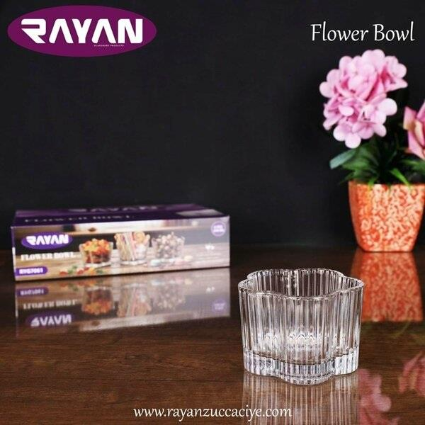 SALATA KASELERİRayan009.01.1701Rayan Kase Cam 6 lı 240ml Flower Bowl RYG7061 9007Rayan Kase Cam 6 lı 240ml Flower Bowl RYG7061 9007