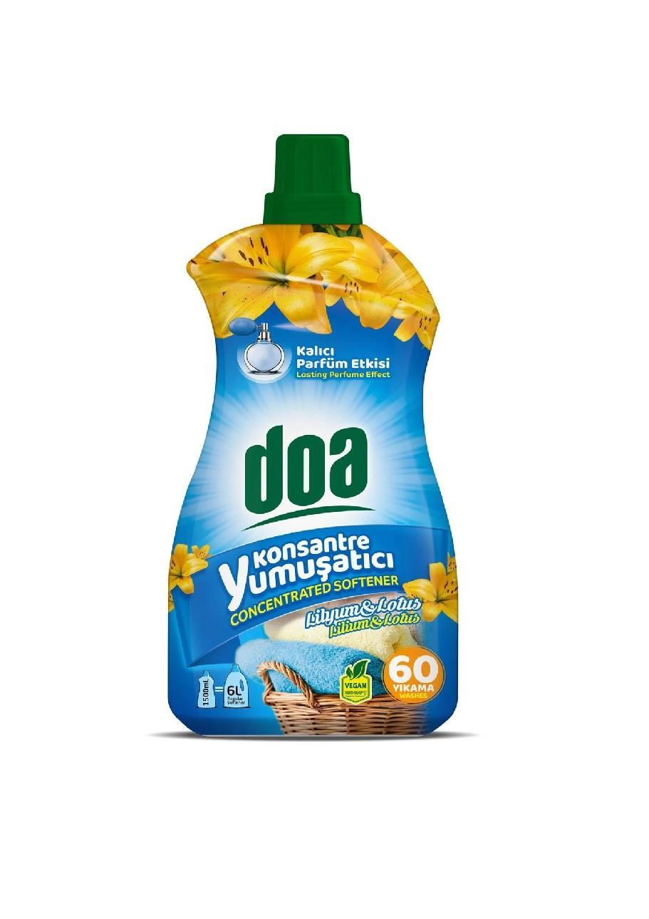 YUMUŞATICILARDOA009.06.1054DOA Konsantre Yumşatıcı Lotus Çiçeği 1500 mlDOA Konsantre Yumşatıcı Lotus Çiçeği 1500 ml