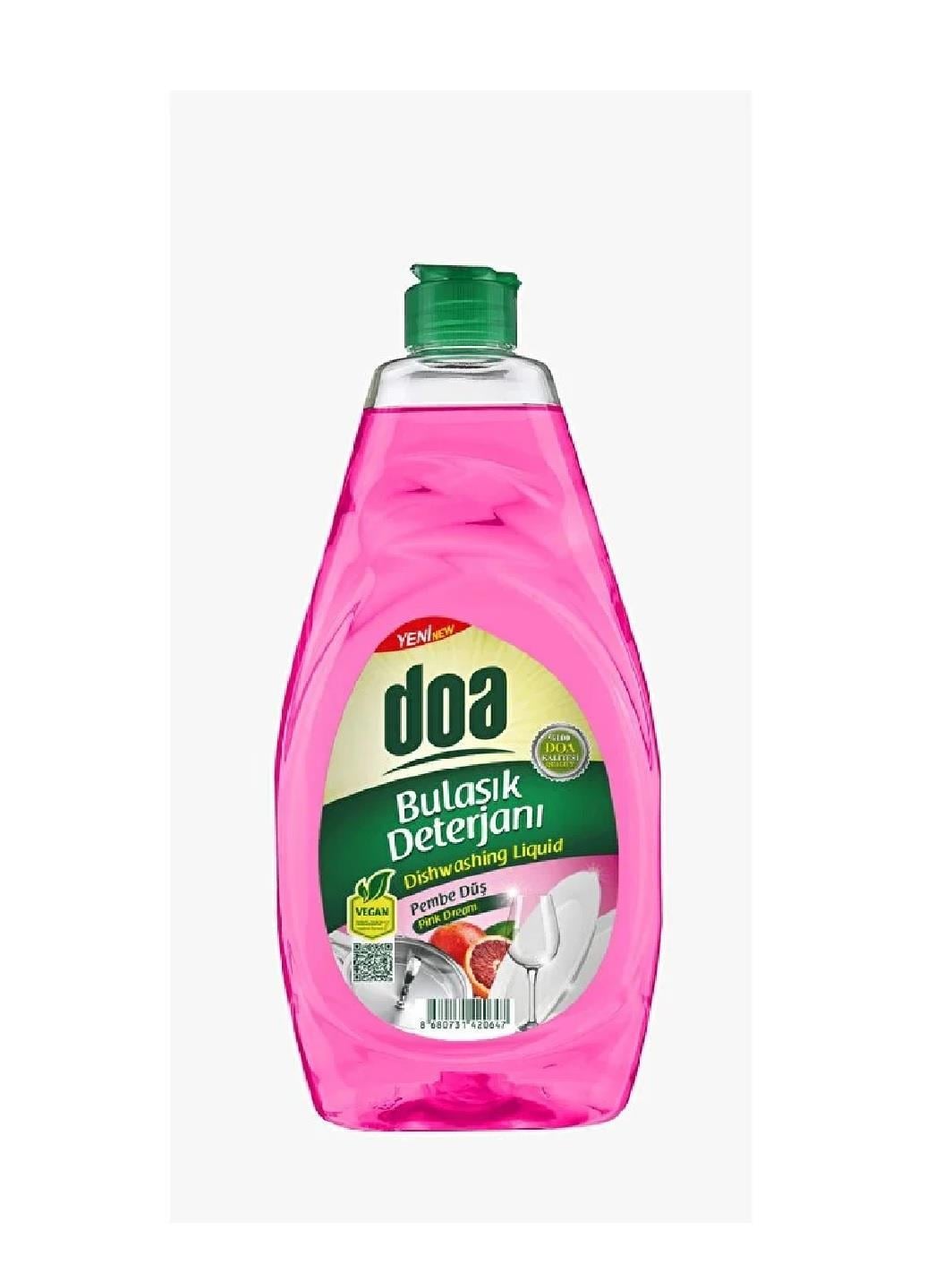 DETERJANLARDOA009.06.1227DOA Sıvı Bulaşık Deterjanı Pembe Düş 750 mlDOA Sıvı Bulaşık Deterjanı Pembe Düş 750 ml