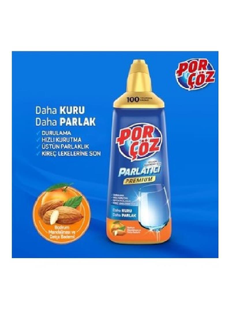 DETERJANLARPORÇÖZ009.06.1031Porçöz Bulaşık Makinesi Parlatıcı Bodrum Mandalinası ve Datça Bademi 500 mlPorçöz Bulaşık Makinesi Parlatıcı Bodrum Mandalinası ve Datça Bademi 500 ml