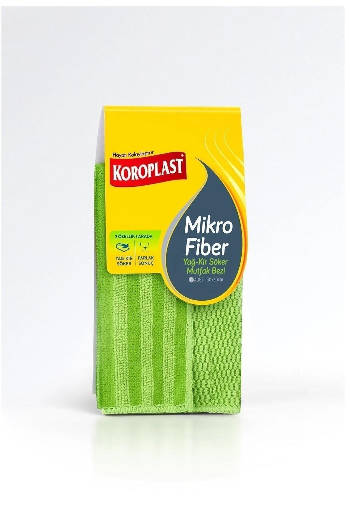 TEMİZLİK BEZLERİKOROPLAST009.06.0832KOROPLAST MİKROFİBER TEMİZLİK BEZİ KOROPLAST MİKROFİBER TEMİZLİK BEZİ 