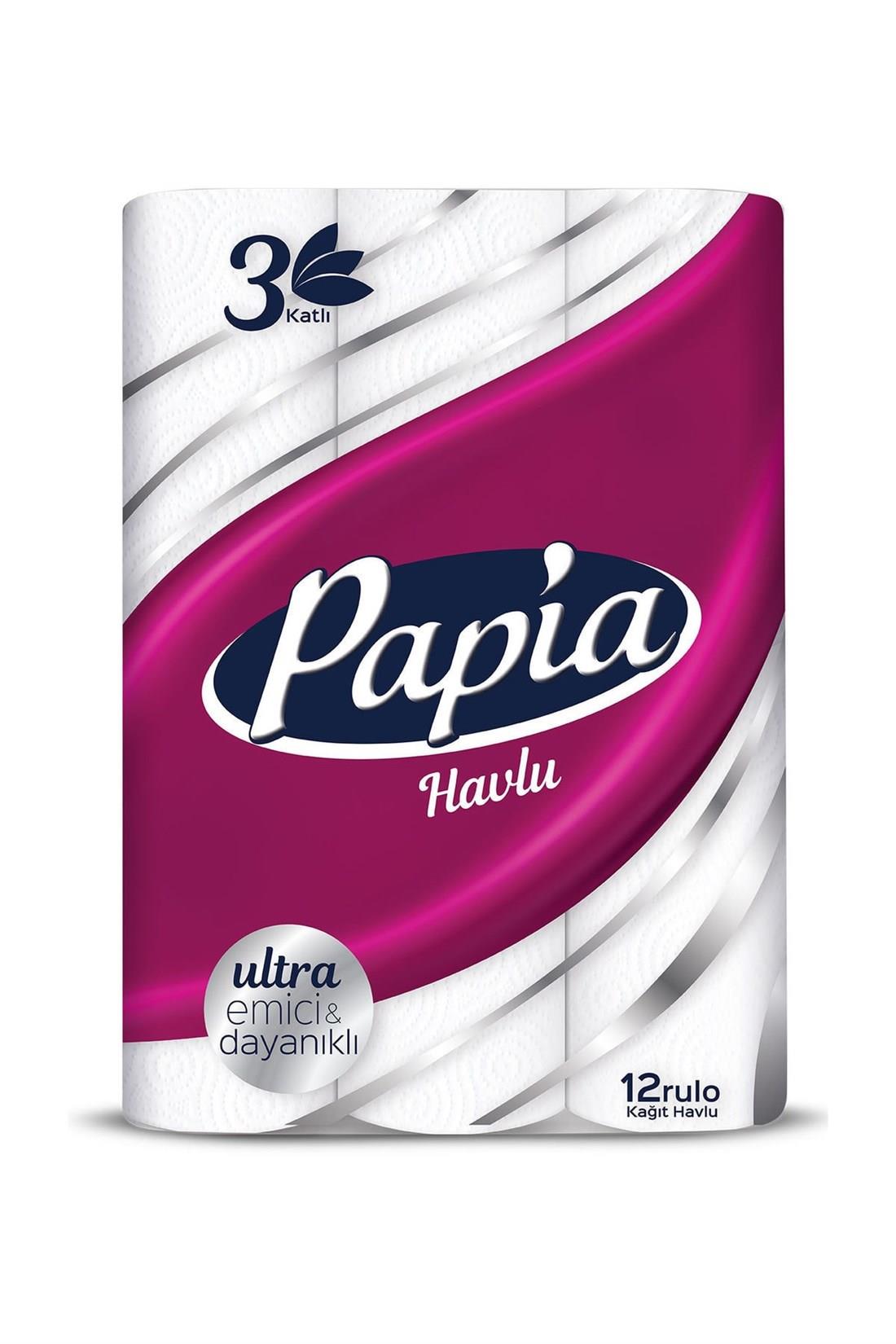 KAĞIT HAVLUPAPİA009.06.0235PAPIA HAVLU İPEK 12 Lİ FSCMIX70%TTCOC006047 5072262PAPIA HAVLU İPEK 12 Lİ FSCMIX70%TTCOC006047 5072262