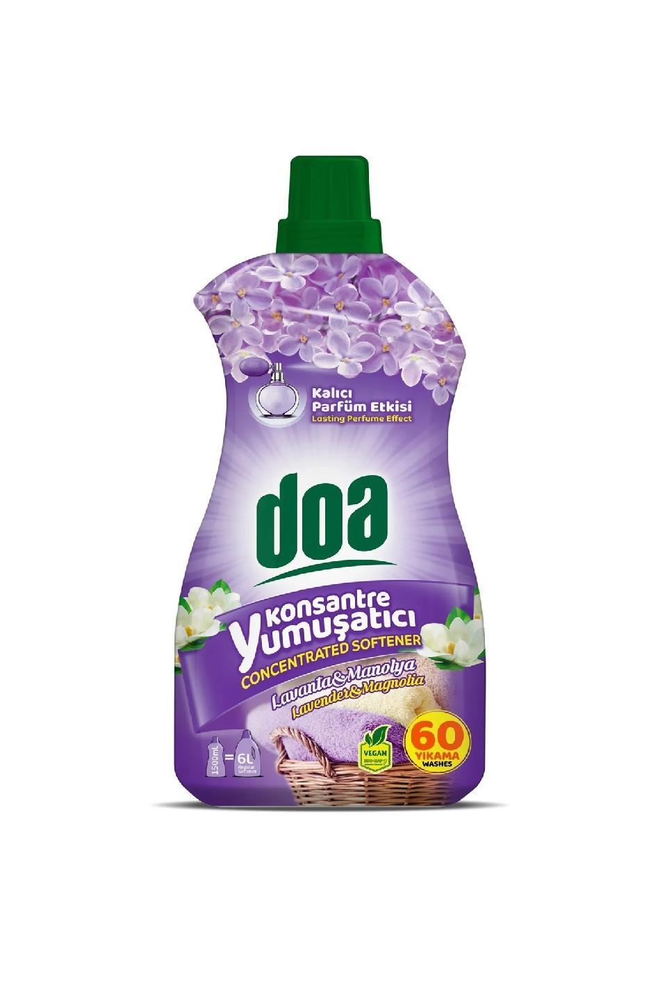 YUMUŞATICILARDOA009.06.1055DOA Konsantre Yumşatıcı Lavanta&Magnolya 1500 mlDOA Konsantre Yumşatıcı Lavanta&Magnolya 1500 ml
