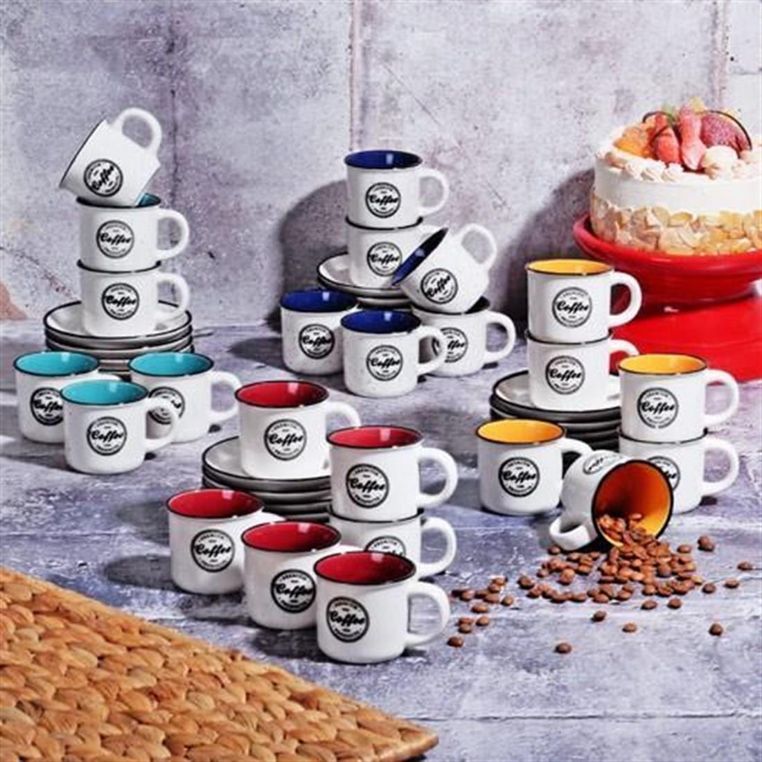 KAHVE TAKIMLARINEWTON009.07.0103NEW BONE CHINA BENEK 6 LI KAHVE TAKIMINEW BONE CHINA BENEK 6 LI KAHVE TAKIMI