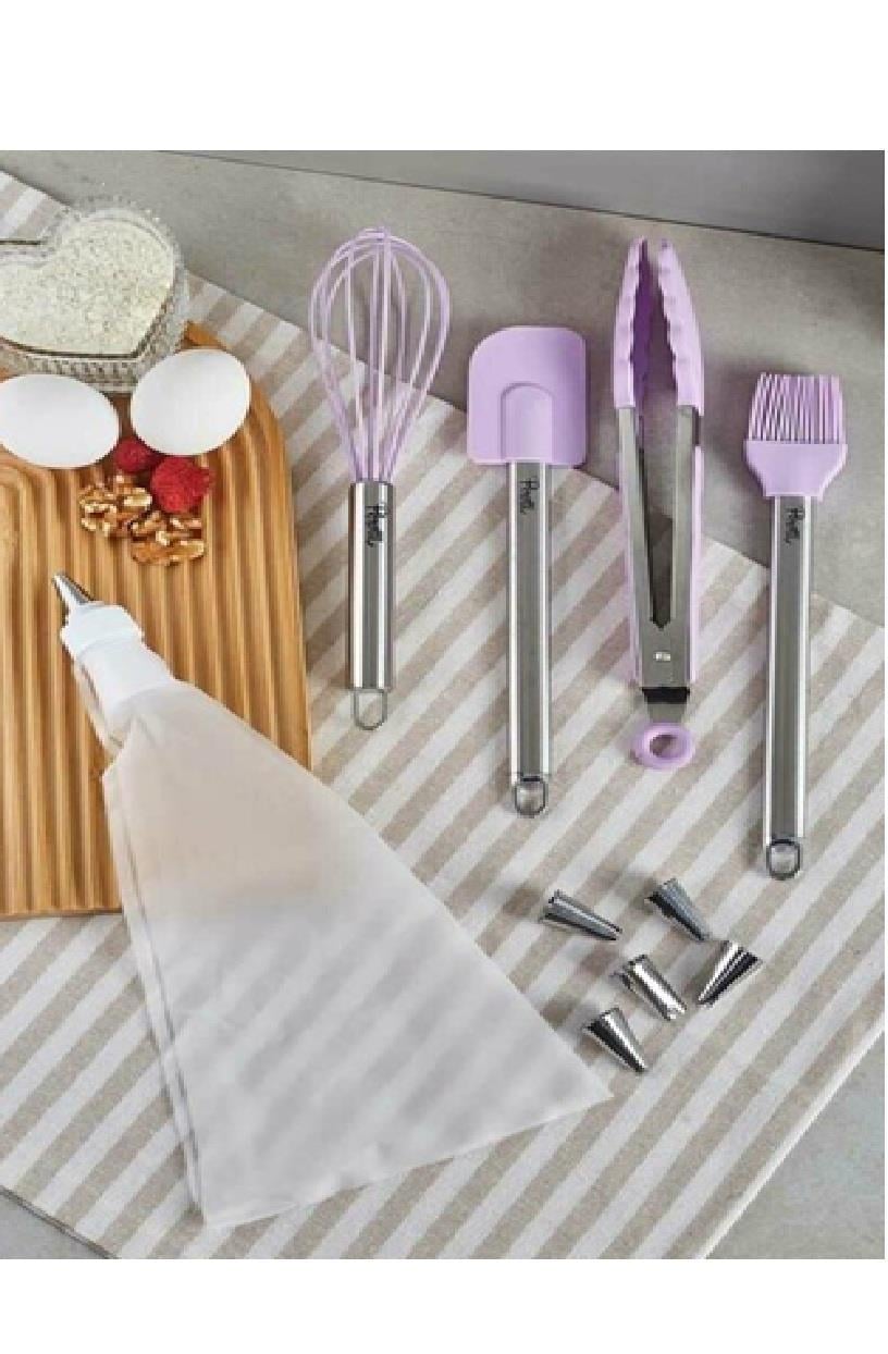 PRATİK EV GEREÇLERİPEROTTİ009.21.0066Perotti Pasta Seti 10 Parça Cake Purple 15969Perotti Pasta Seti 10 Parça Cake Purple 15969