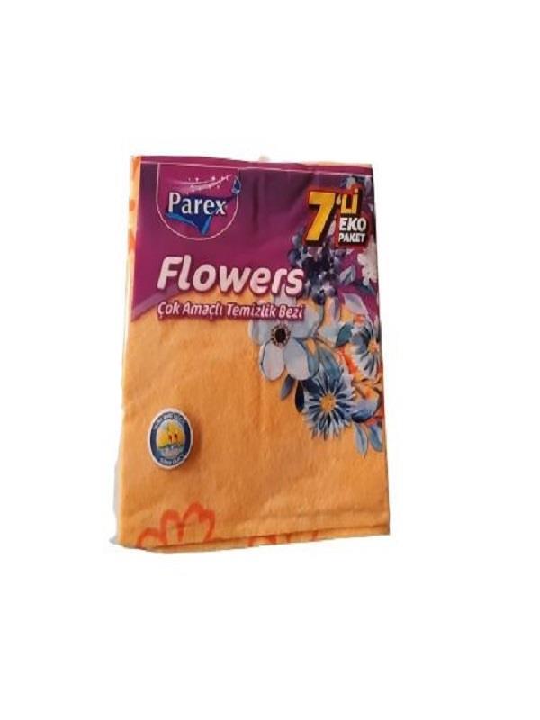 TEMİZLİK BEZLERİparex009.33.0003PAREX FLOWERS ÇOK AMAÇLI TEMİZLİK BEZİ 7'LİPAREX FLOWERS ÇOK AMAÇLI TEMİZLİK BEZİ 7'Lİ