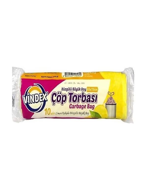 ÇÖP POŞETLERİVİNDEX009.35.0008VİNDEX LİMON KOKULU BÜZGÜLÜ ÇÖP TORBASI ORTA BOYVİNDEX LİMON KOKULU BÜZGÜLÜ ÇÖP TORBASI ORTA BOY