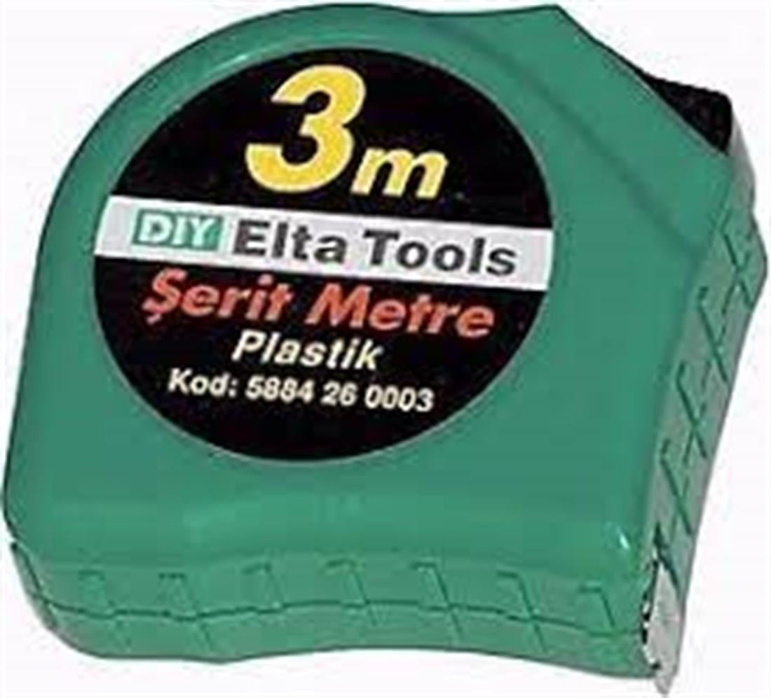 ŞERİT METRELERELTA012.09.0421ELTA PLASTİK ŞERİT METRE 3 METREELTA PLASTİK ŞERİT METRE 3 METRE