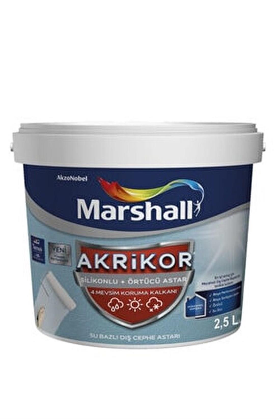 ASTARLARMarshall013.07.0001AKRİKOR SİLİKONLU ÖRTÜCÜ ASTAR 2,5 LTAKRİKOR SİLİKONLU ÖRTÜCÜ ASTAR 2,5 LT