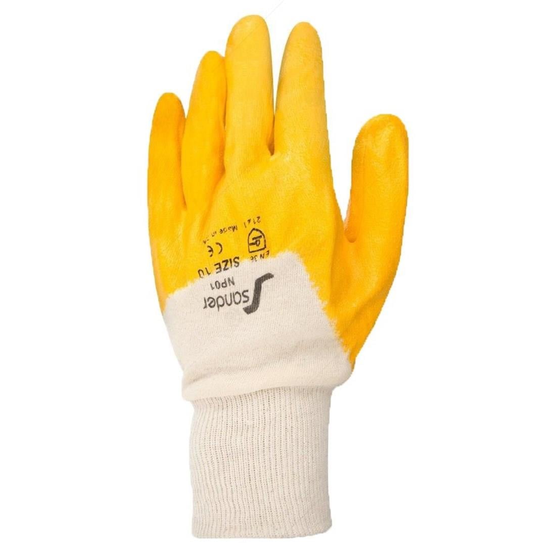 EL KORUYUCUSANDER014.09.0017SANDER NİTRİL ELDİVEN  NP01 SARI NO:9SANDER NİTRİL ELDİVEN  NP01 SARI NO:9