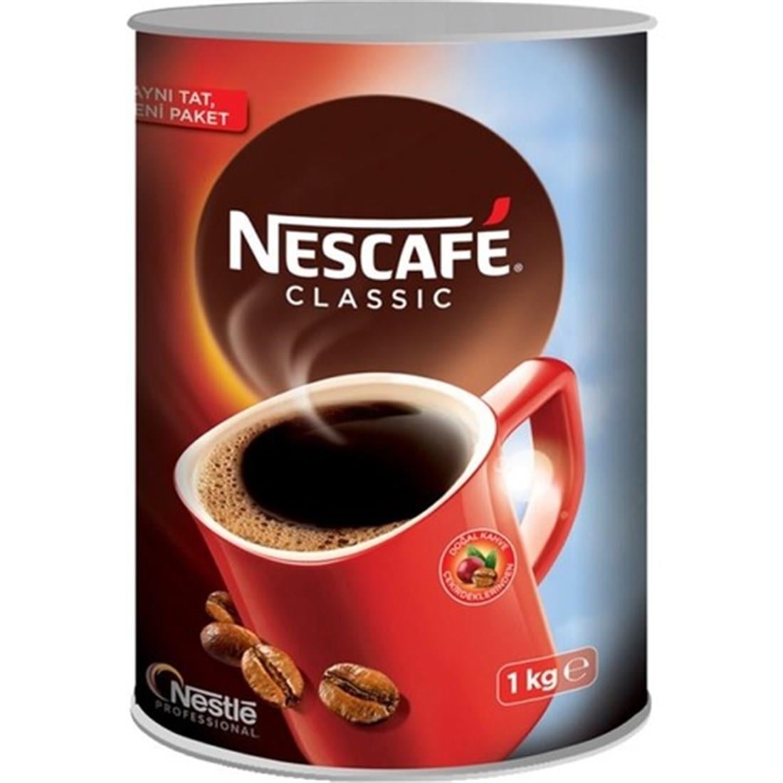 KAHVELERNESTLE018.02.0008NESCAFE CLASSIC KAHVE TENEKE KUTU 1 KGNESCAFE CLASSIC KAHVE TENEKE KUTU 1 KG