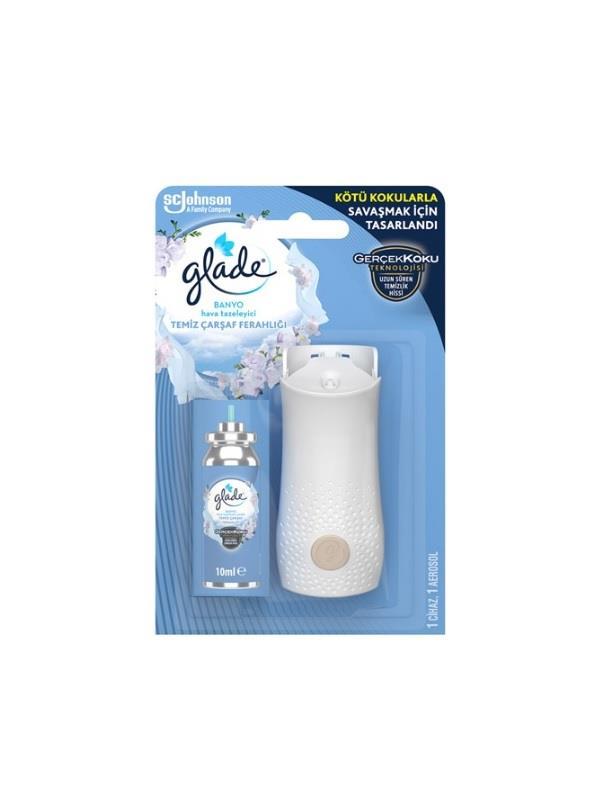 ODA KOKUSUGLADE019.02.0007GLADE BANYO MİNİ SPREY CİHAZI TEMİZ ÇARŞAFGLADE BANYO MİNİ SPREY CİHAZI TEMİZ ÇARŞAF
