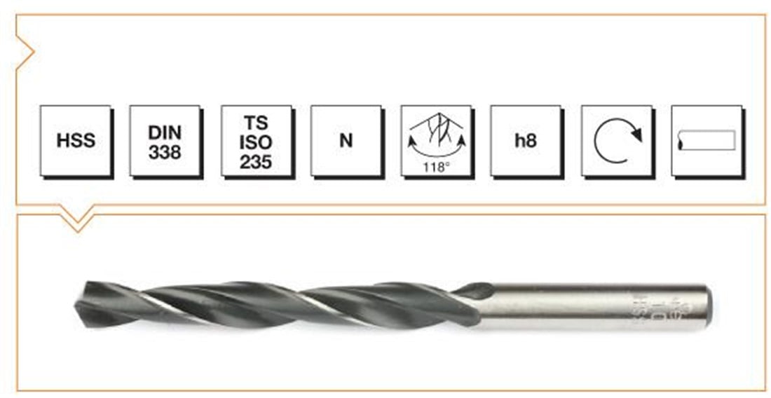 MATKAP UC 5.5 mm MAKİNA TAKIM END. DIN 338 HADDELİ SİLİNDİRİK SAPLI