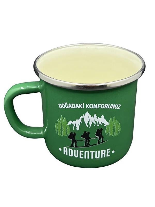 KUPALARORCAMP001.01.0198ORCAMP OUT-1900 EMAYE KUPA 9 CM YEŞİLORCAMP OUT-1900 EMAYE KUPA 9 CM YEŞİL