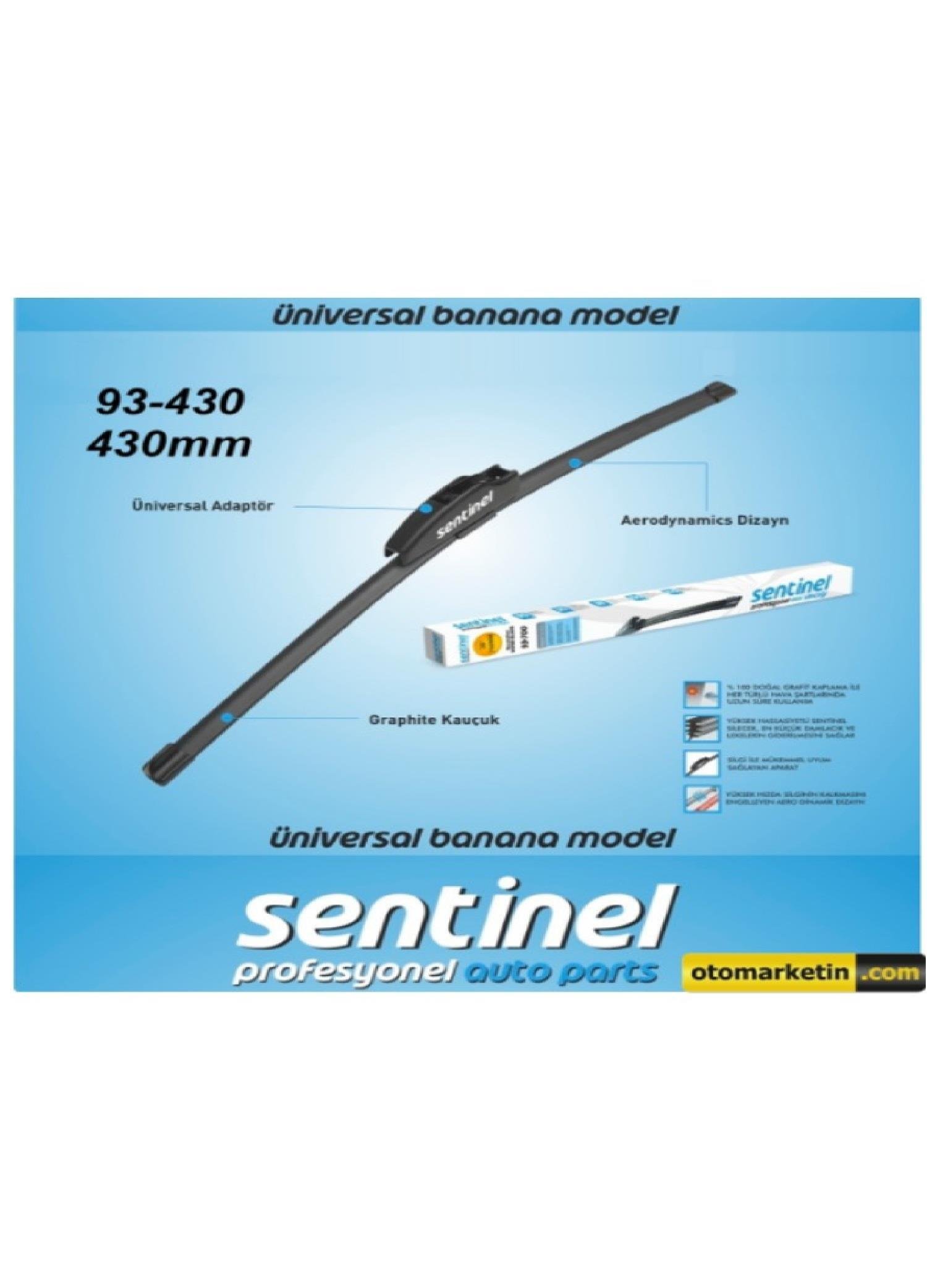 TEMİZLİK ÜRÜNLERİSENTİNEL003.01.0203SENTİNEL APARATLI SİLECEK SÜPÜRGESİ 430MM 17