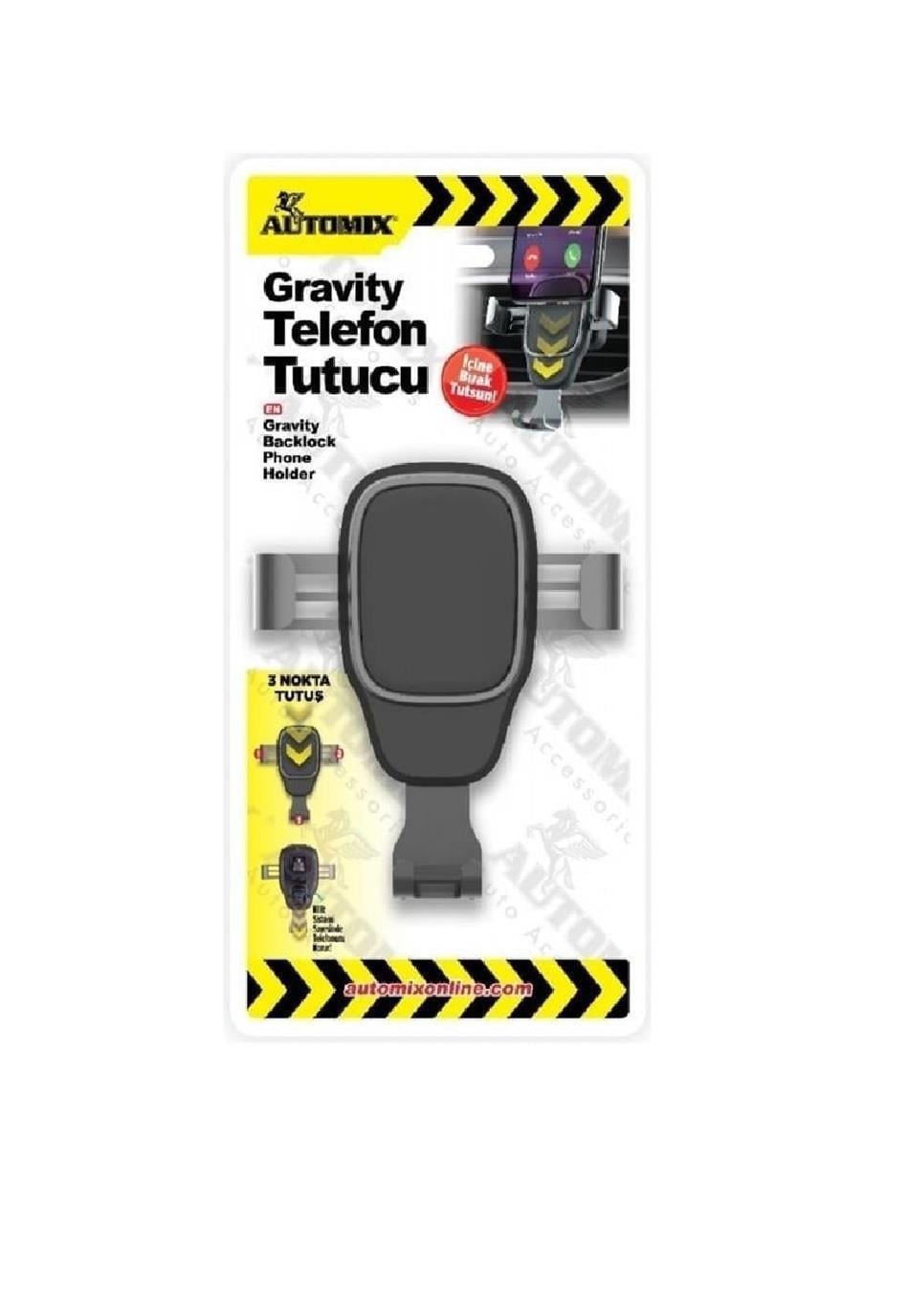 TELEFON TUTUCUAUTOMİX003.01.0302 Automix Gravity Telefon Tutucu  Automix Gravity Telefon Tutucu 