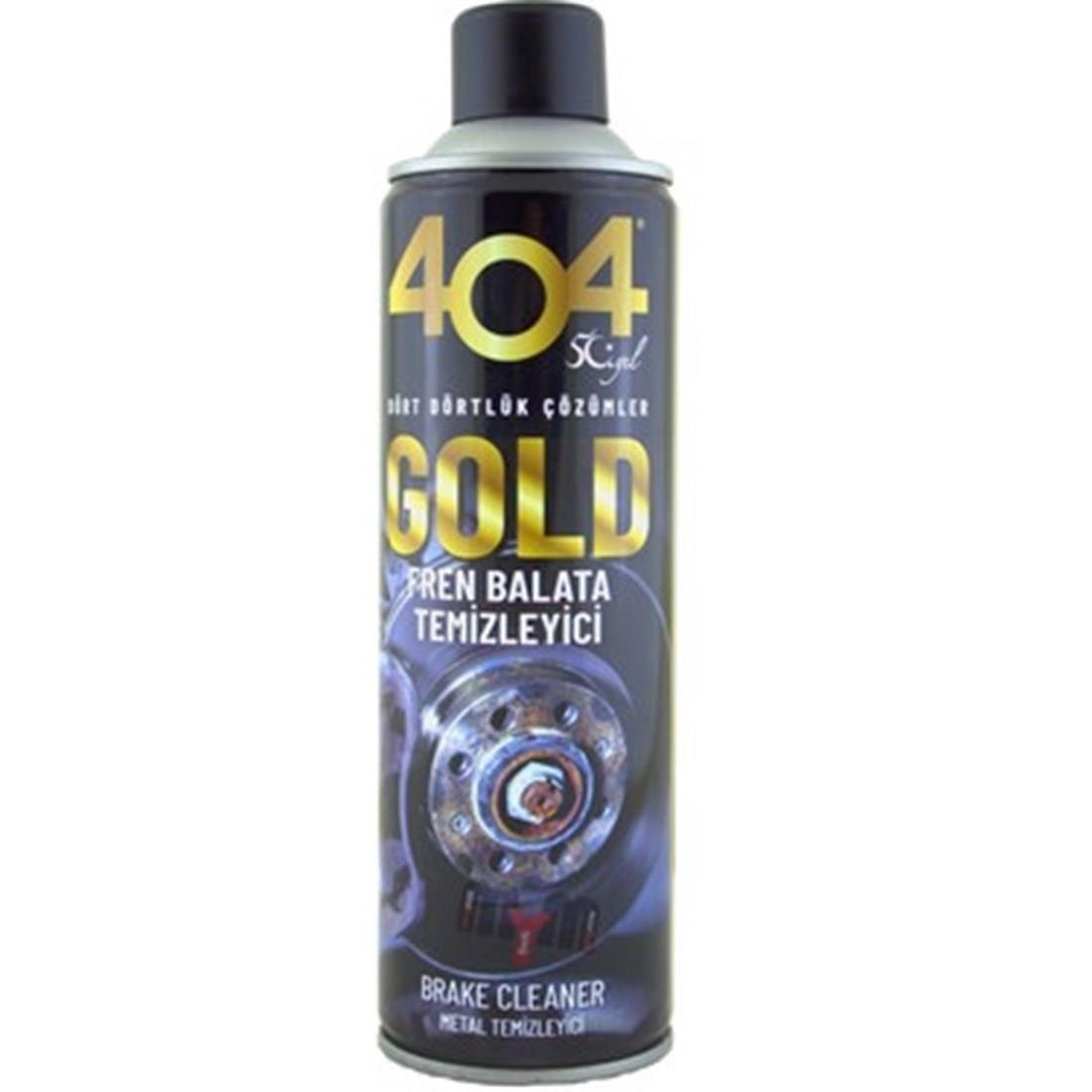 ARAÇ BAKIM VE TEMİZLİK ÜRÜNLERİ404003.01.0085404 GOLD FREN BALATA SPREYİ 500 ML404 GOLD FREN BALATA SPREYİ 500 ML