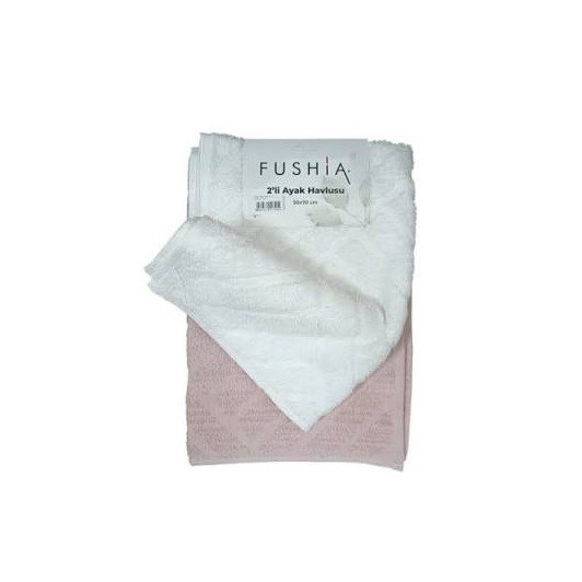 EV VE YAŞAMALAS TEKSTİL003.02.0171 Fushia Ayak Havlusu 2 Li 7512 Fushia Ayak Havlusu 2 Li 7512