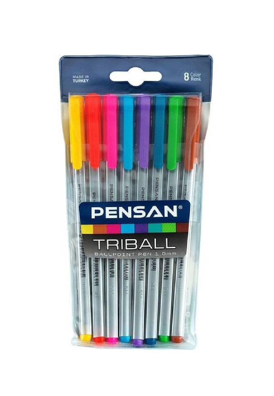 TÜKENMEZ KALEMPENSAN004.02.0588PENSAN TRİBAL TÜKENMEZ KALEM 8Lİ SETPENSAN TRİBAL TÜKENMEZ KALEM 8Lİ SET