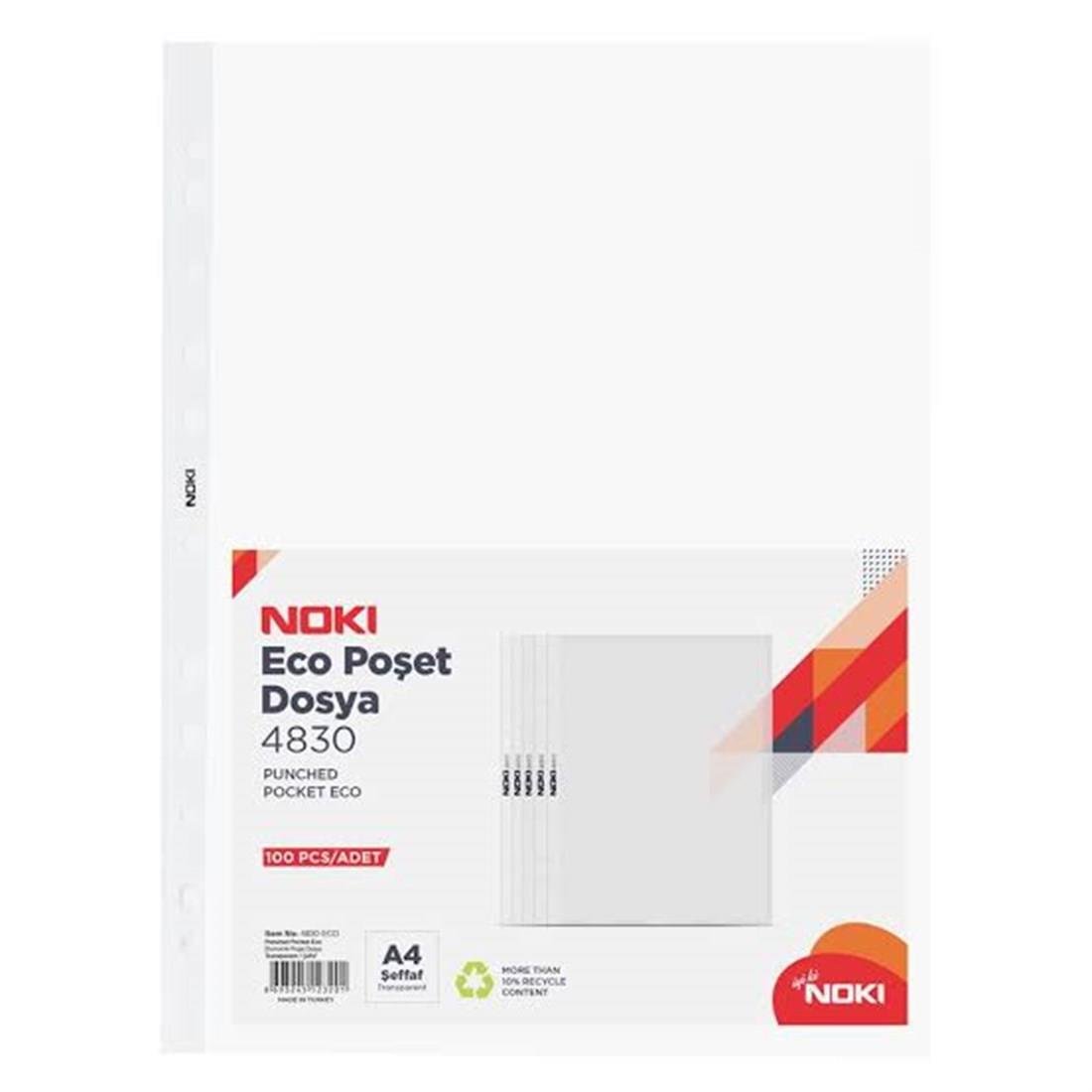 NOKİ004.02.0068NOKİ EKO PP POŞET DOSYA A4 100 LÜNOKİ EKO PP POŞET DOSYA A4 100 LÜ